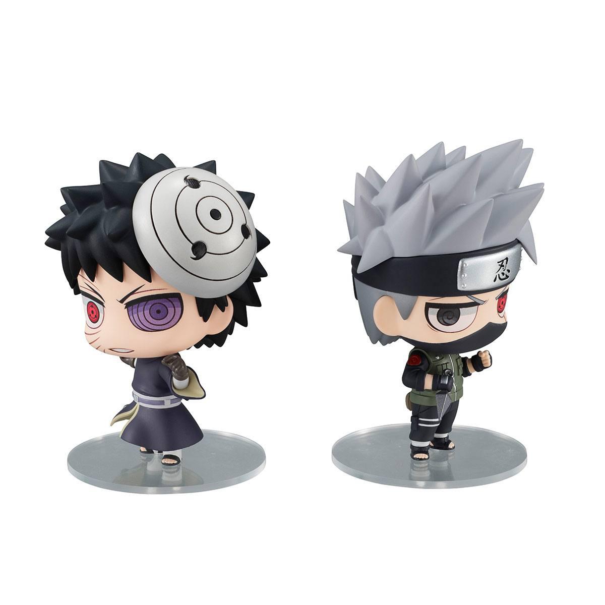 Preview: Kakashi Hatake und Obito Uchiha - Naruto Ninkai Taisen Set Chimi Mega Buddy Doppelpack - Megahouse