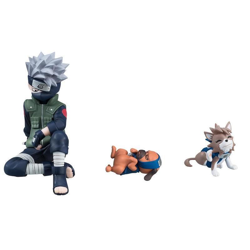 Preview: Kakashi und Ninken Ninja Dogs - G.E.M. Series (9 Figuren)