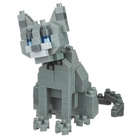 Preview: Katze - Russian Blue - Nanoblock Mini Serie Cat breed - NBC-266