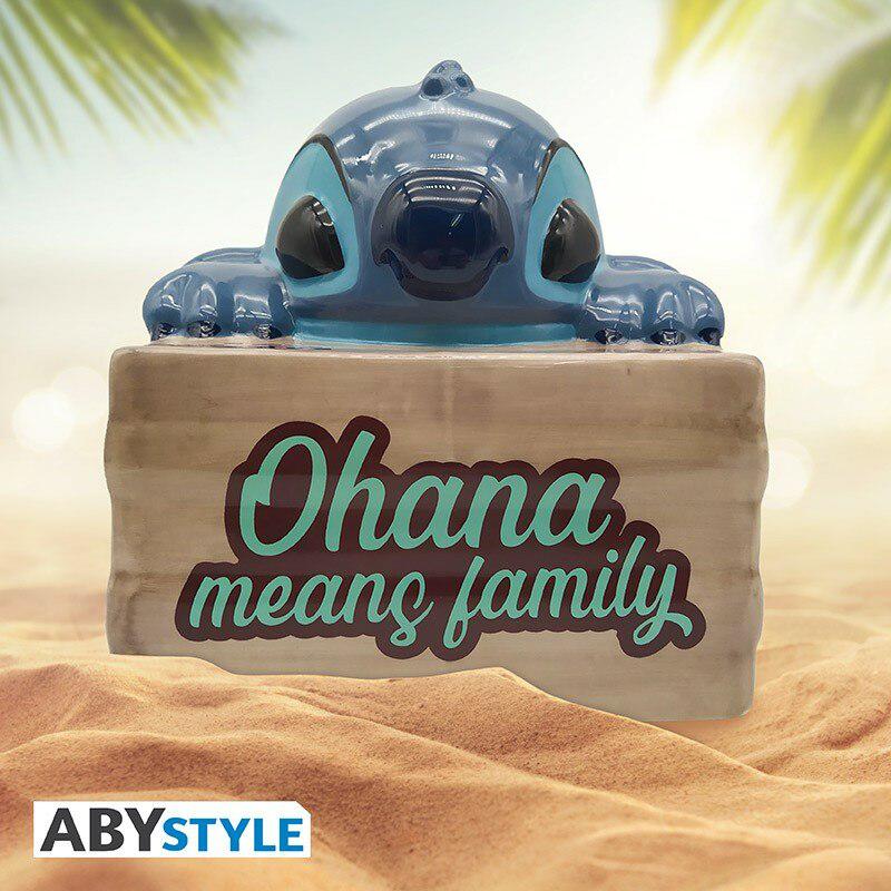 Preview: Lilo & Stitch "Ohana" - Keksdose/ Aufbewahrungsdose - Schatztruhe aus Keramik - AbyStyle