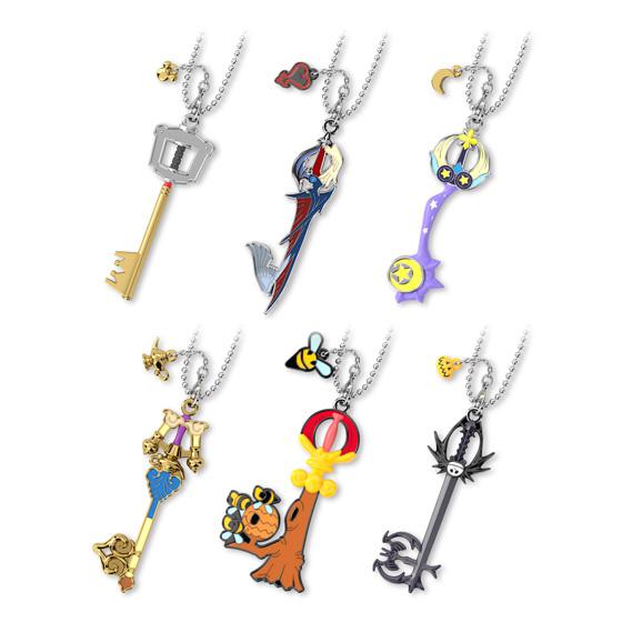 Preview: Keyblade Collection 2 - Kingdom Hearts - Anhänger 6er Set - Square Enix