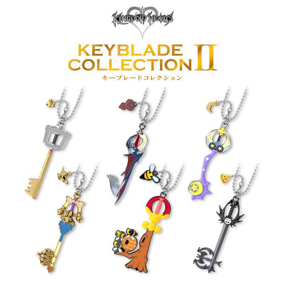 Preview: Keyblade Collection 2 - Kingdom Hearts - Anhänger 6er Set - Square Enix