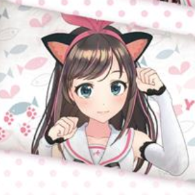 Preview: Kizuna AI  (Cat Girl Version) - Mini Dakimakura (85 cm) - Taito