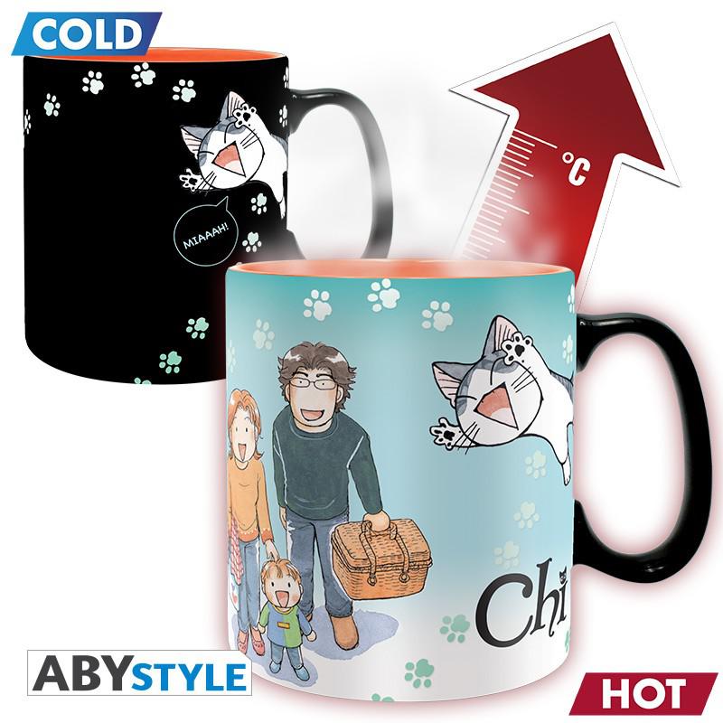 Preview: Kleine Katze Chi Tasse (460 ml) - Chi & Fish  - ABYStyle 