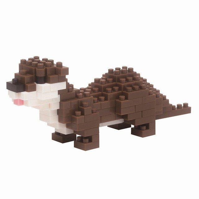 Preview: Kleiner Krallen Otter - Nanoblock Mini Serie