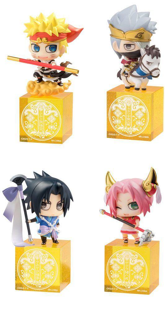 Preview: Komplettset - Naruto Petit Chara Land - Saiyuki Series (4 Figuren)