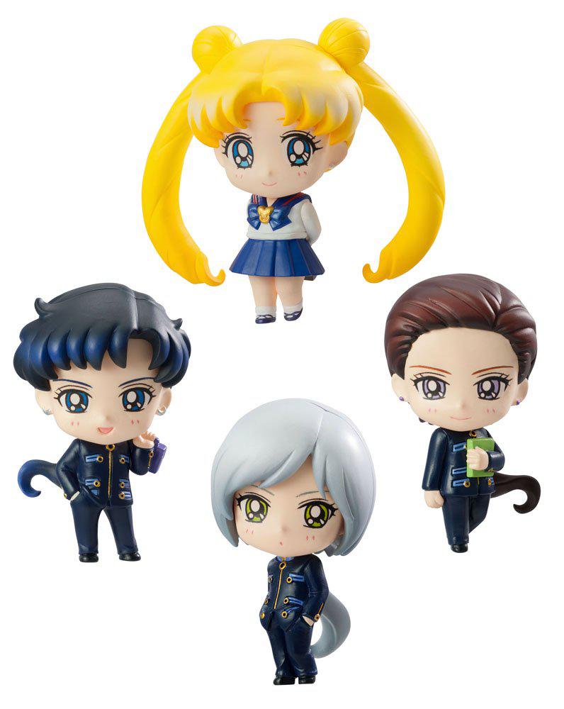 Preview: Komplettset - Sailor Moon Petit Chara Land - Three Lights (4 Figuren)