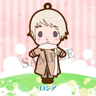 Preview: Komplettset mit 8 Anhängern - Hetalia Rubber Strap Collection Vol.1 Renewal Version