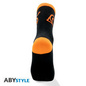 Preview: Konoha - Naruto Shippuden - Socken (Schwarz & Orange) - AbyStyle