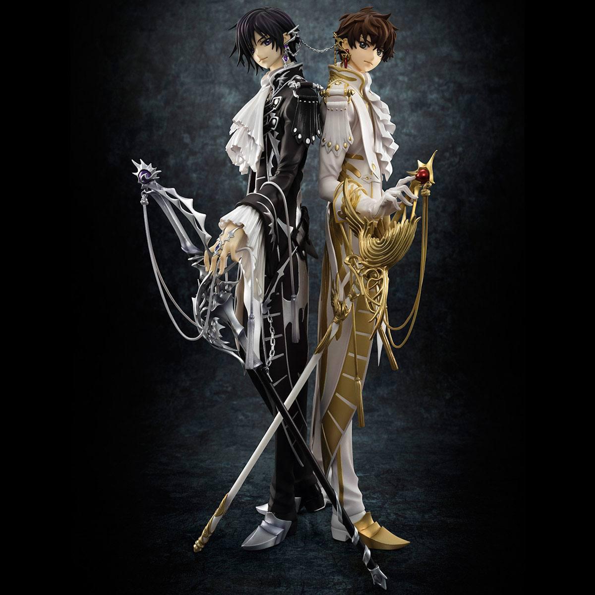 Preview: Lelouch Lamperouge und Suzaku Kururugi - CLAMP Works G.E.M. Set - Megahouse