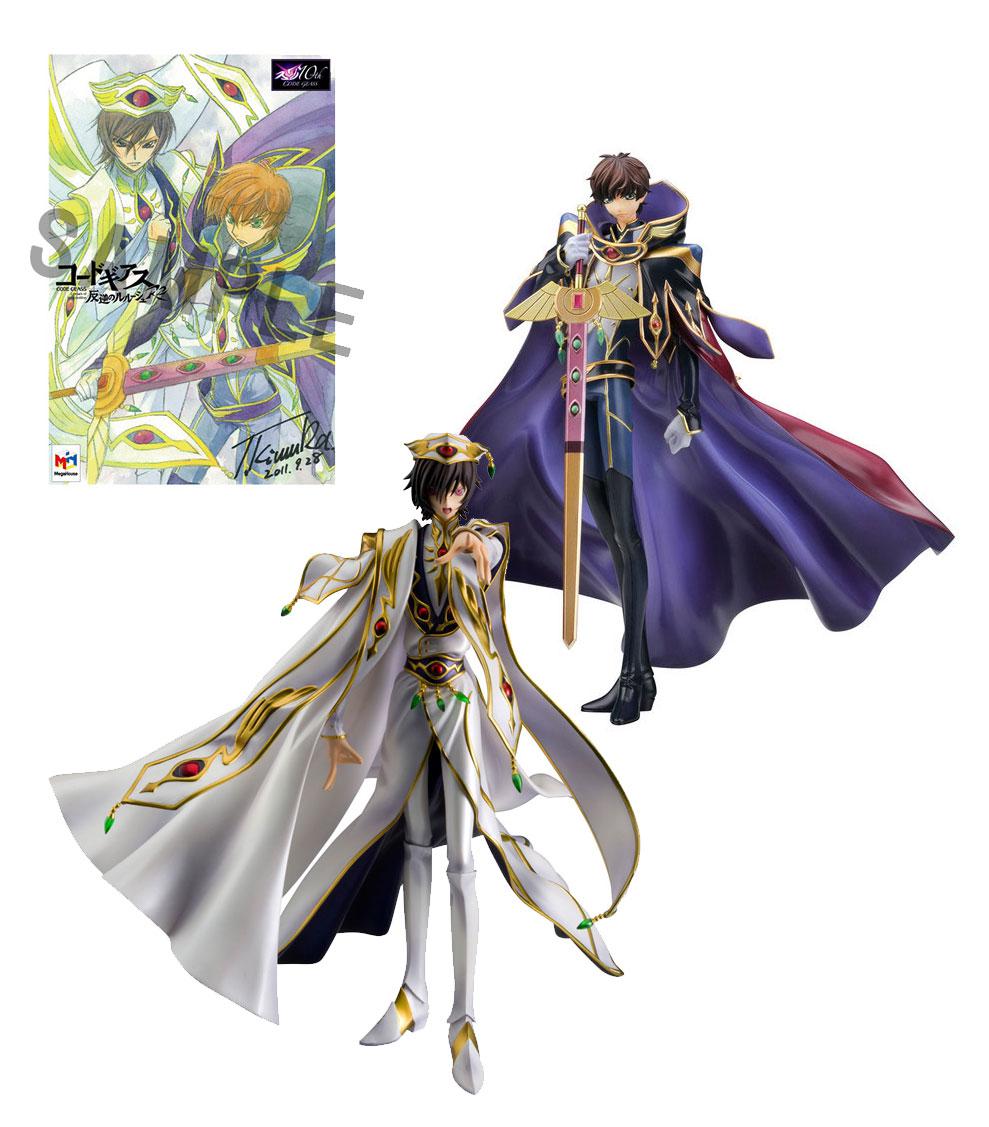 Preview: Lelouch Lamperouge und Suzaku Kururugi - Megahouse G.E.M. - Set der Neuauflagen mit Postkarte