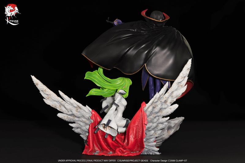 Preview: Lelouch und C.C. - Code Geass - Kitsune Statue