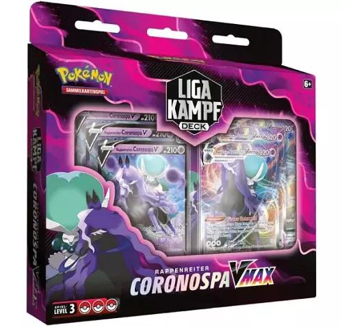 Preview: Pokemon TCG - Rappenreiter Coronospa/ Schimmelreiter Coronospa VMAX - Liga Kampf Deck 2022 (deutsch) - Lucky Box