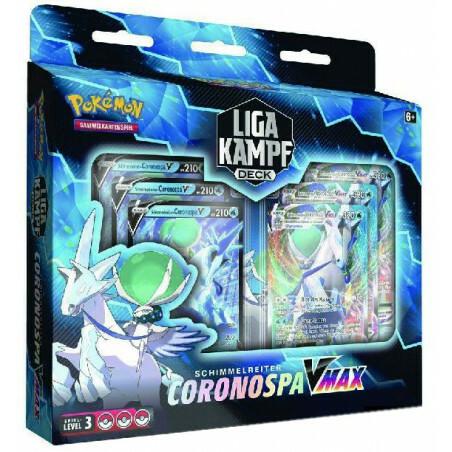 Preview: Pokemon TCG - Rappenreiter Coronospa/ Schimmelreiter Coronospa VMAX - Liga Kampf Deck 2022 (deutsch) - Lucky Box