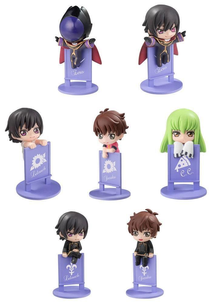 Preview: Limitiertes 7er Set mit Secret Lelouch Figur - Code Geass Ochatomo On the Glass!