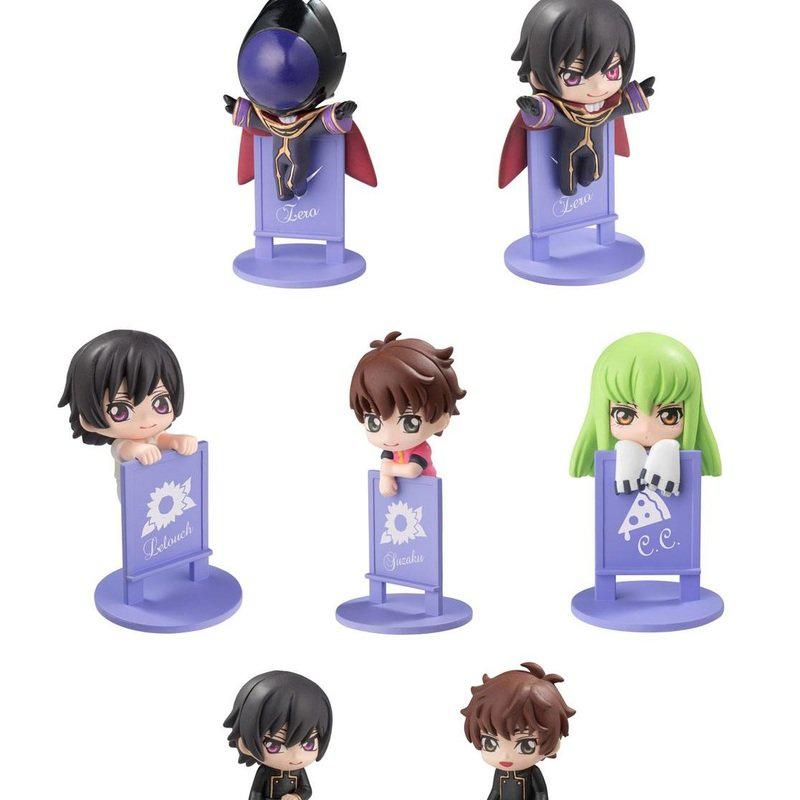 Preview: Limitiertes 7er Set mit Secret Lelouch Figur - Code Geass Ochatomo On the Glass!