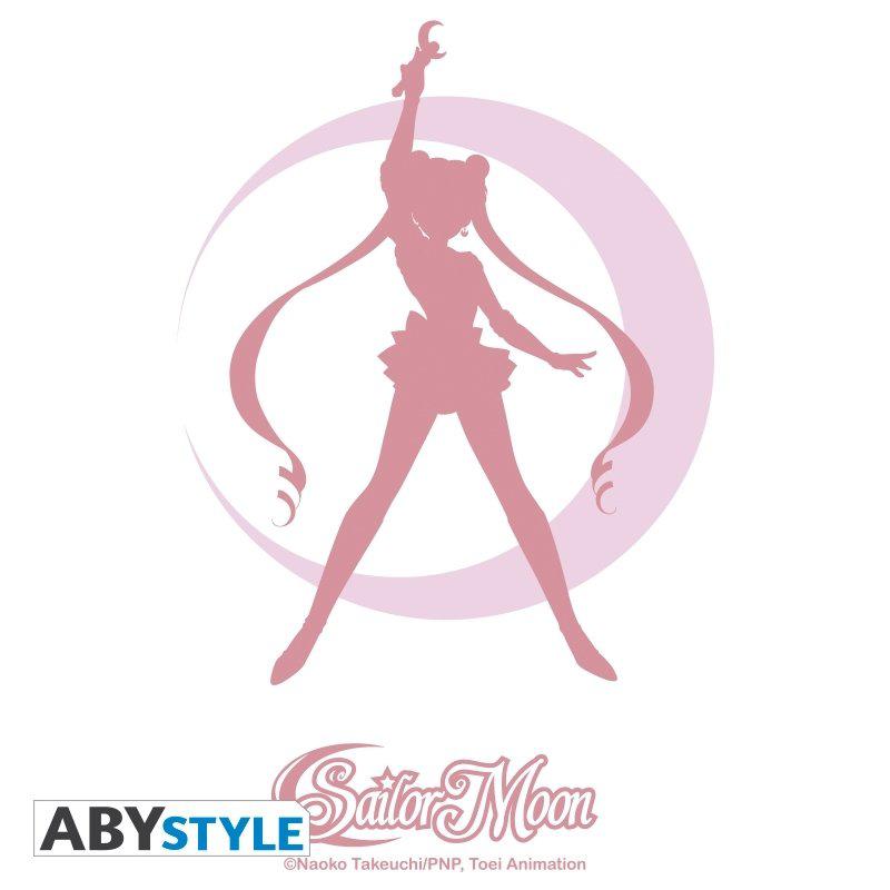 Preview: Logo und Silhouette - Sailor Moon Glas