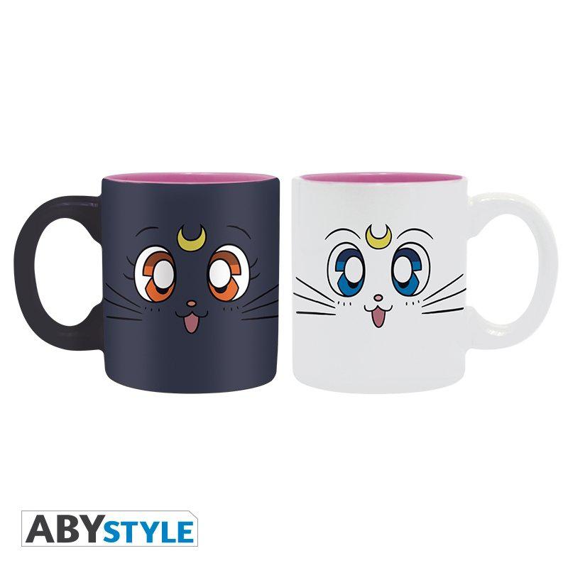 Preview: Luna und Artemis - Sailor Moon Tassenset Espressotassen