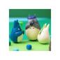 Preview: Mittlerer Totoro mit Blatt - Mein Nachbar Totoro - Figur mit rundem Boden - Semic [B-Ware]