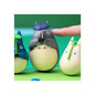 Preview: Mittlerer Totoro mit Blatt - Mein Nachbar Totoro - Figur mit rundem Boden - Semic [B-Ware]