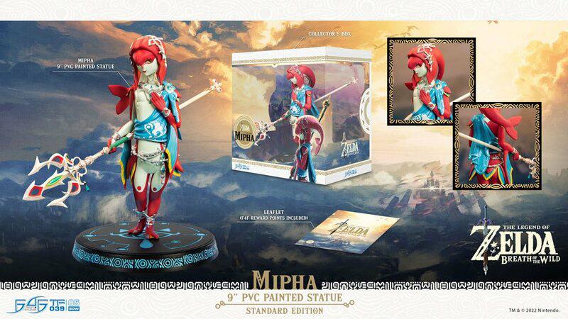 Preview: Mipha - Breath of the Wild Standard Edition - First 4 Figures PVC Figur