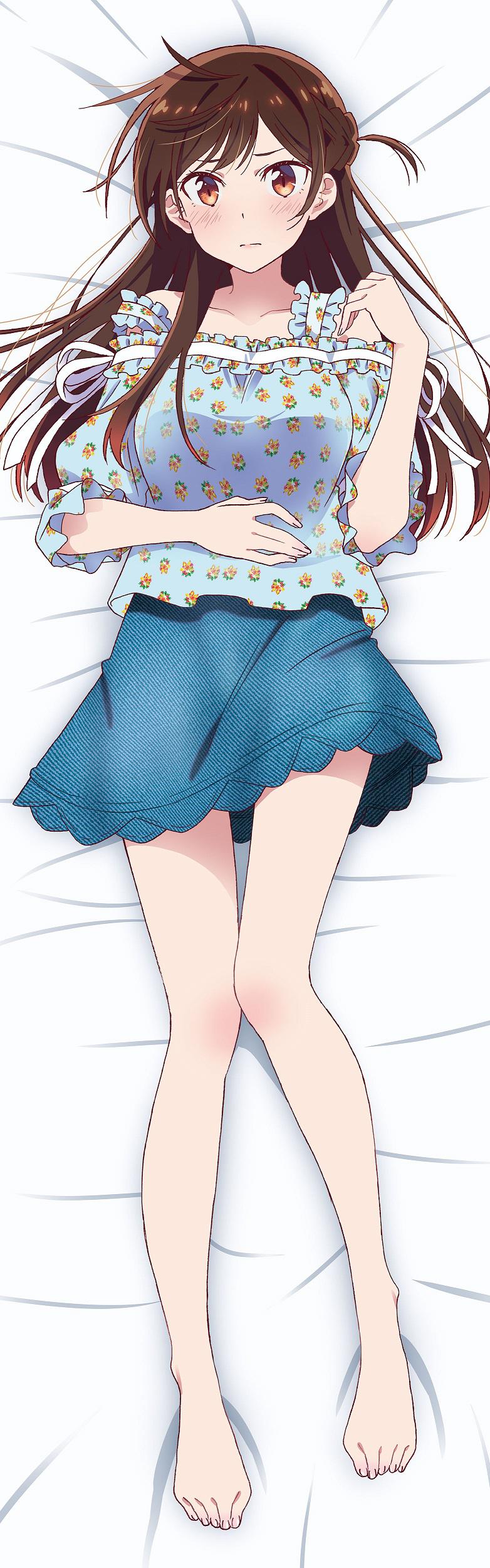 Preview: Mizuhara Chizuru - Dakimakura - Kissenbezug - 50 x 160 cm - Rent-A-Girlfriend