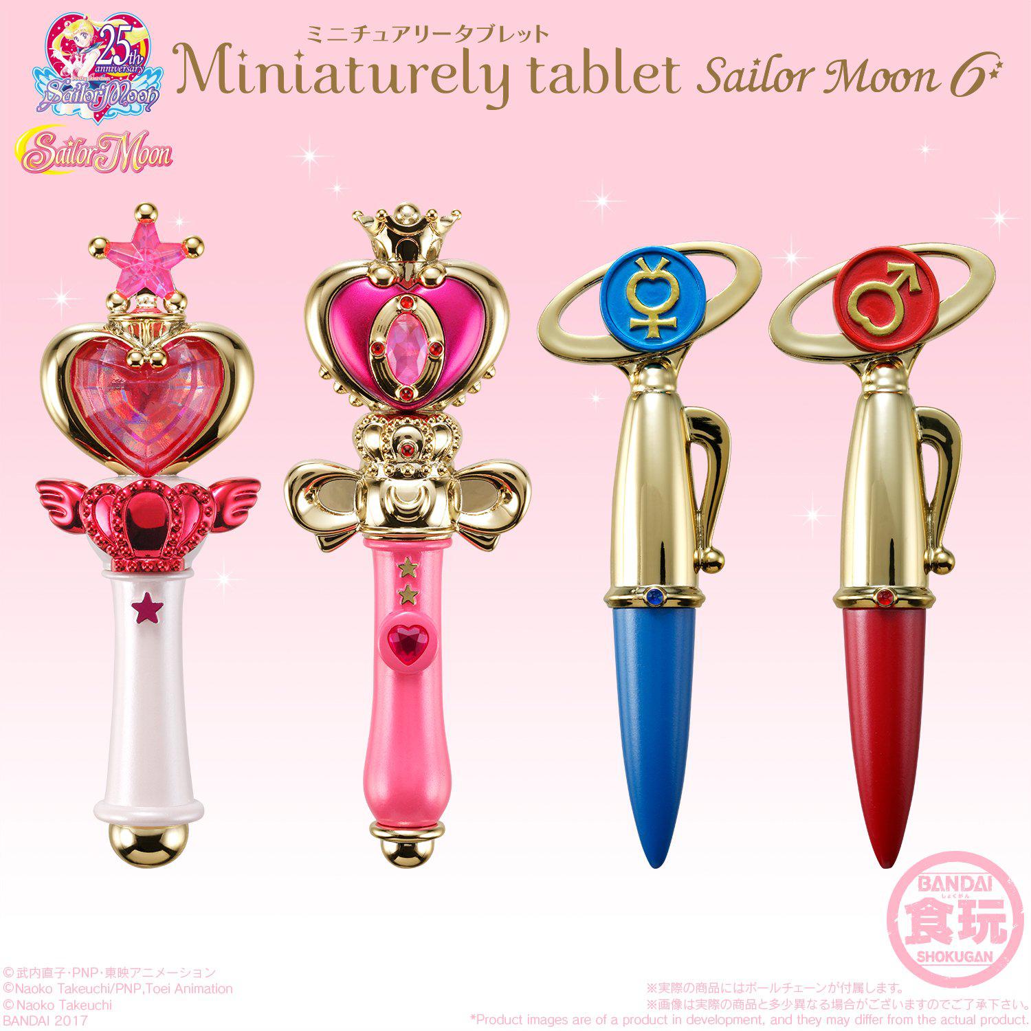 Preview: Mondstab - Spiral Heart Moon Rod - Sailor Moon Miniaturely Tablet 6