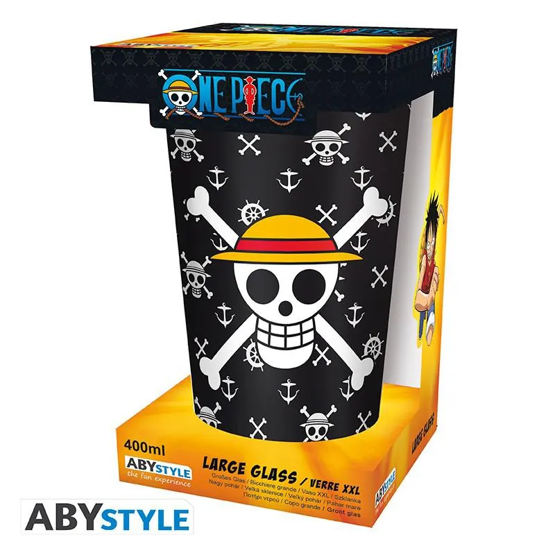 Preview: Monkey D. Ruffy 400 ml Glas - One Piece - AbyStyle