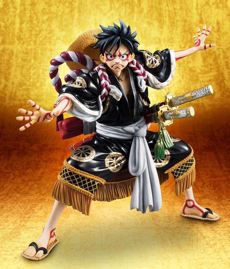 Preview: Monkey D. Ruffy - Portrait of Pirates Kabuki Edition - Schwarze Version