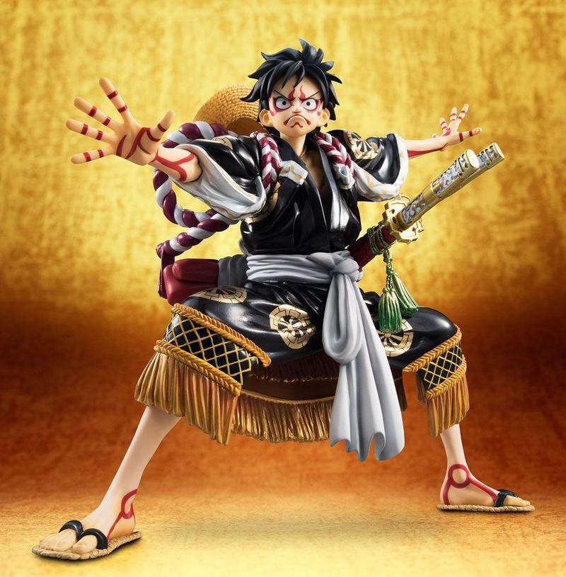 Preview: Monkey D. Ruffy - Portrait of Pirates Kabuki Edition - Schwarze Version