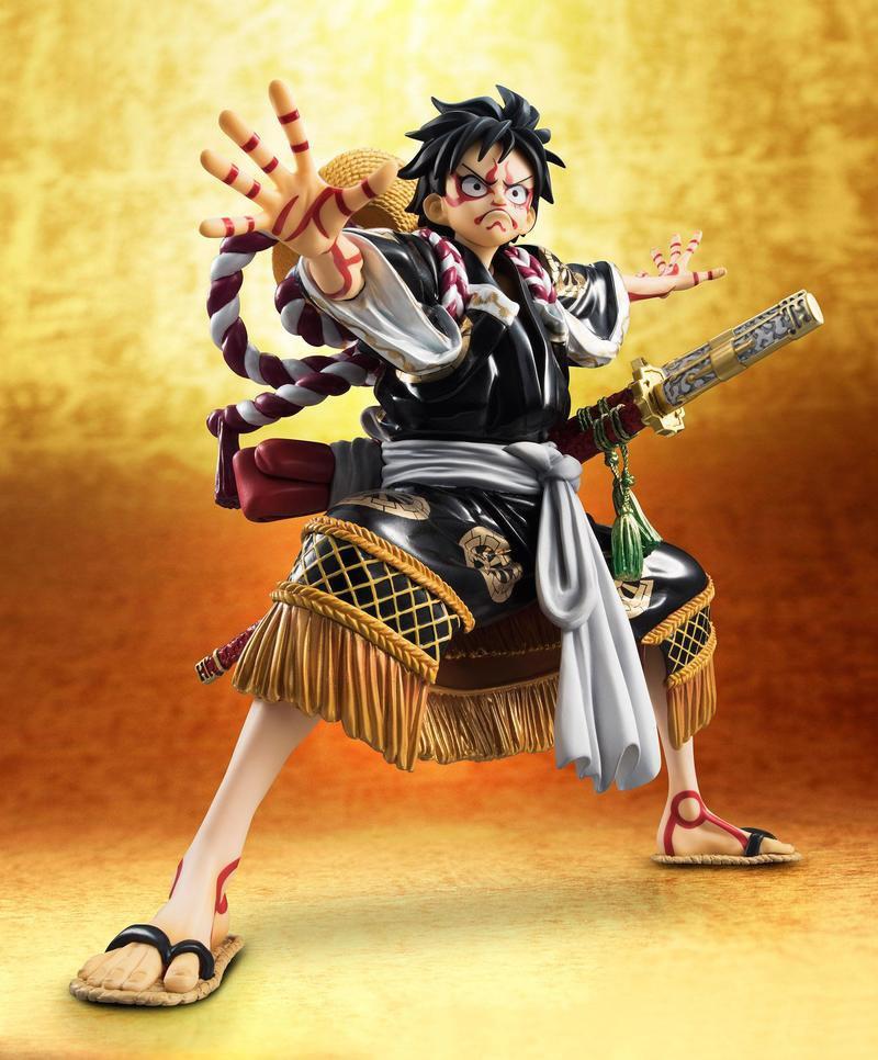 Preview: Monkey D. Ruffy - Portrait of Pirates Kabuki Edition - Schwarze Version