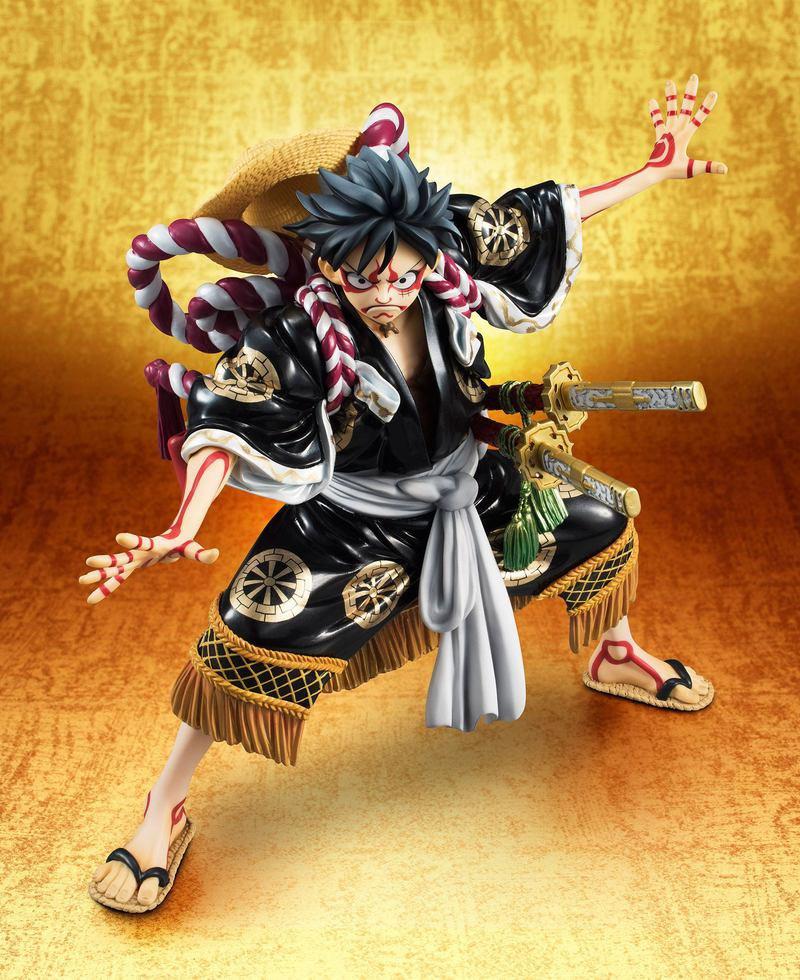 Preview: Monkey D. Ruffy - Portrait of Pirates Kabuki Edition - Schwarze Version