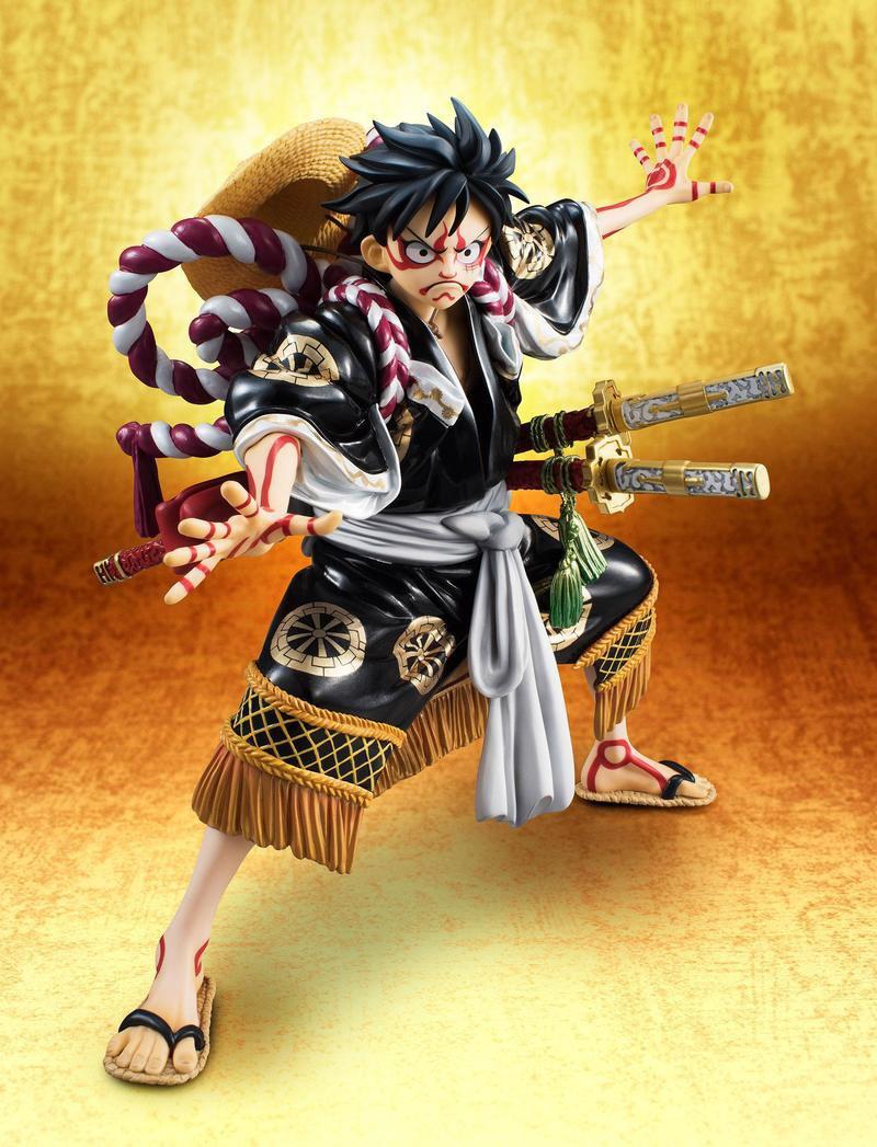 Preview: Monkey D. Ruffy - Portrait of Pirates Kabuki Edition - Schwarze Version