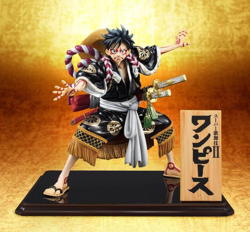 Preview: Monkey D. Ruffy - Portrait of Pirates Kabuki Edition - Schwarze Version