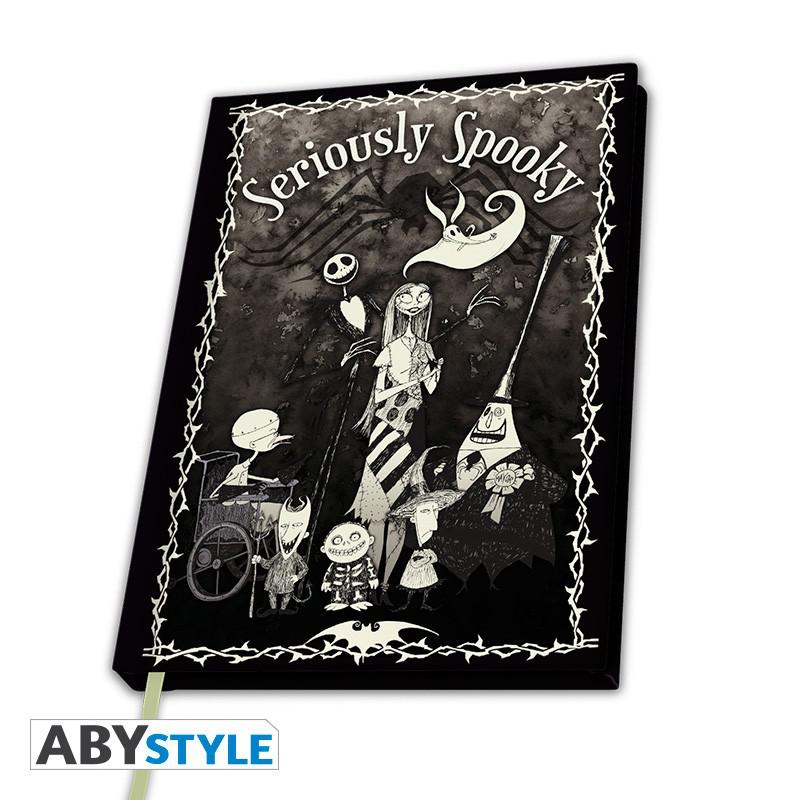 Preview: NIGHTMARE BEFORE XMAS - A5 Notizbuch - Ernsthaft gruselig - AbyStyle