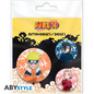 Preview: Naruto, Sasuke & Sakura (Team 7) - Naruto - Button Set - AbyStyle