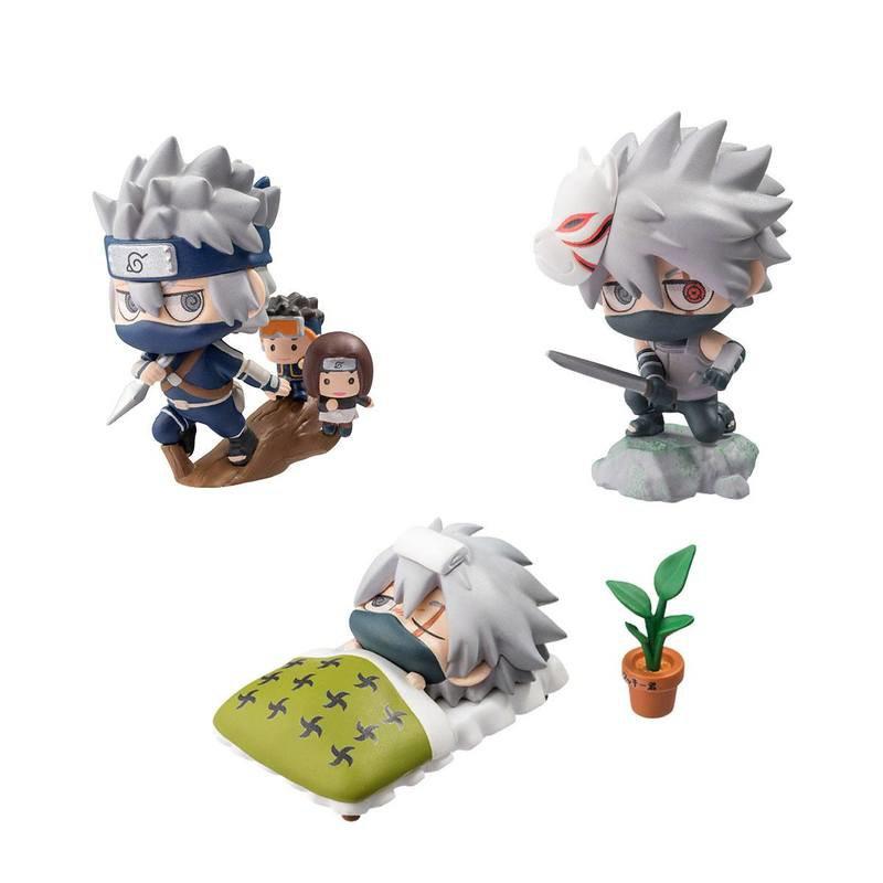 Preview: Naruto Shippuden Petit Chara Land Sammelfiguren 6er-Pack Kakashi Special Set 5 cm