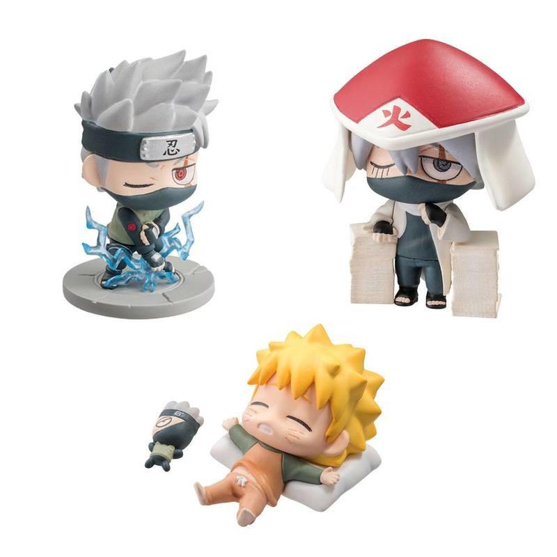 Preview: Naruto Shippuden Petit Chara Land Sammelfiguren 6er-Pack Kakashi Special Set 5 cm