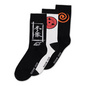 Preview: Socken 3er-Pack Größe (39-42) - Naruto Shippuden - Sasuke Symbol - Difuzed