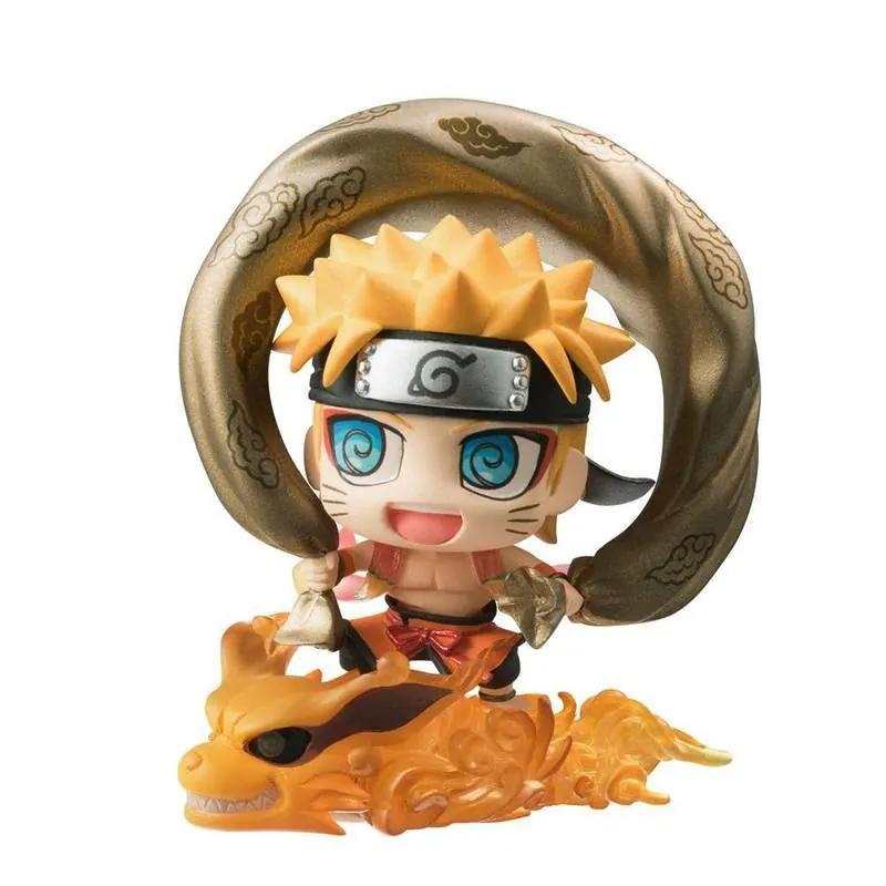 Preview: Naruto Uzumaki und Sasuke Uchiha - Fujin und Raijin Petit Chara Land Doppelpack - Megahouse