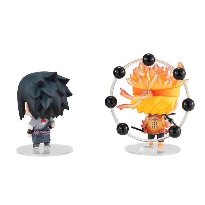 Preview: Naruto Uzumaki und Sasuke Uchiha - Naruto Chimi Mega Buddy Doppelpack - Megahouse