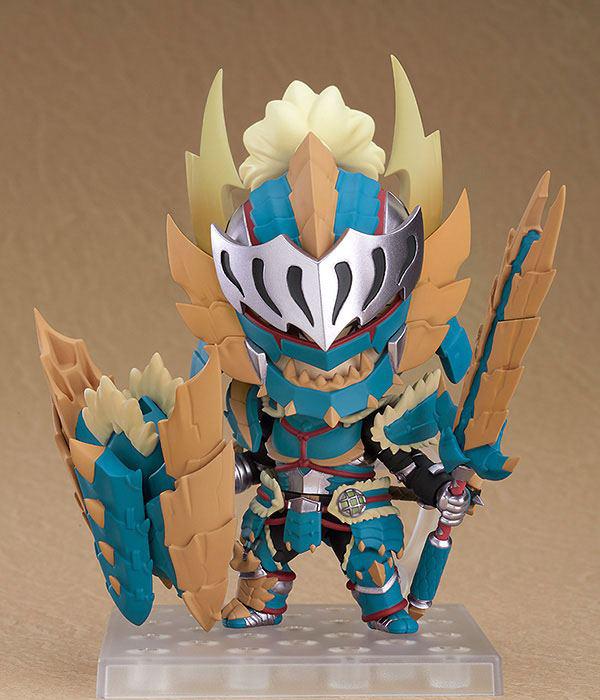 Preview: Nendoroid Action 1421-DX Male Hunter - Zinogre Alpha Armor - Deluxe Edition