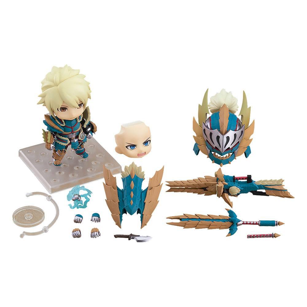 Preview: Nendoroid Action 1421-DX Male Hunter - Zinogre Alpha Armor - Deluxe Edition