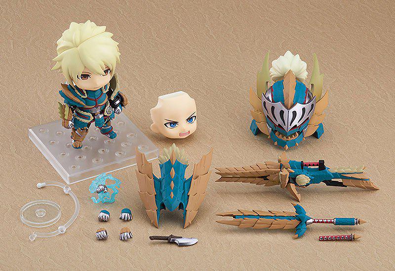 Preview: Nendoroid Action 1421-DX Male Hunter - Zinogre Alpha Armor - Deluxe Edition