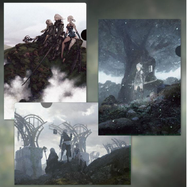 Preview: NieR RepliCant ver. 1.22474487139... - Aktenhülle / Clear File 3er Set - Square Enix