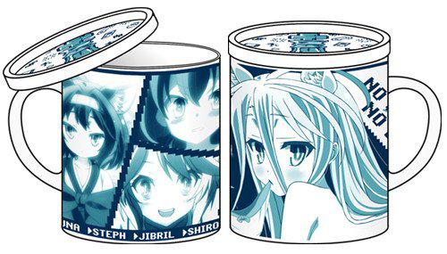 Preview: No Game, No Life - No Girls, no Life - Cospa Tasse mit Shiro, Izuna, Jibril und Stephanie