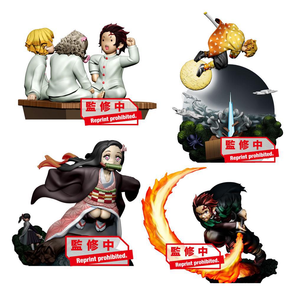 Preview: Petitrama Series Trading Figure Vol 1 - Demon Slayer Kimetsu no Yaiba - Komplettset