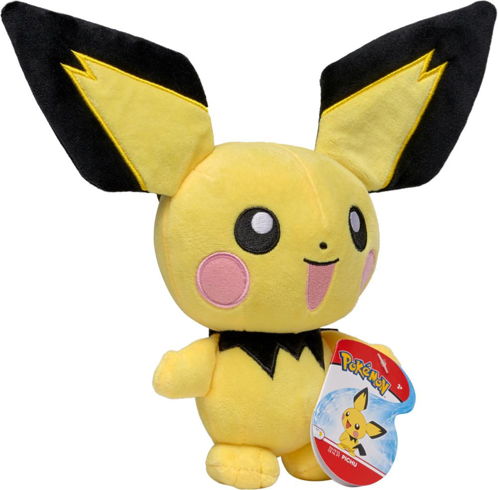 Preview: Pichu - Pokémon Plüschtier Wave 7 - Wicked Cool Toys (20 cm)