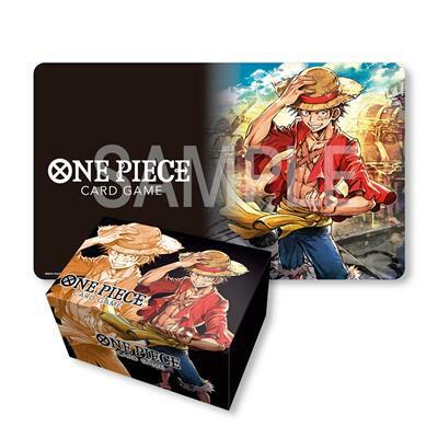 Preview: Spielmatte und Deckbox Set - Monkey D. Ruffy - One Piece Card Game