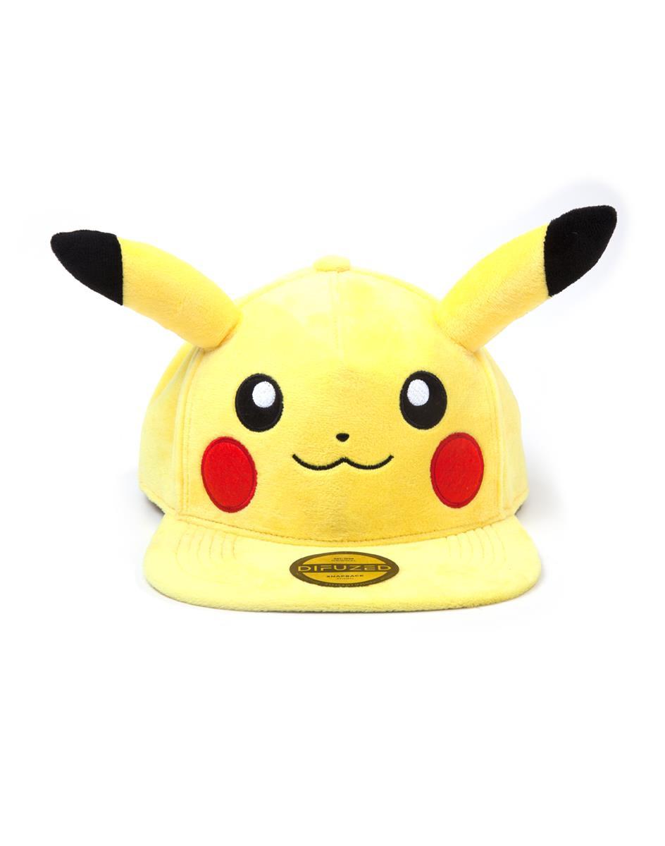 Preview: Pikachu - Pokémon Plüsch Snapback / Mütze - Difuzed